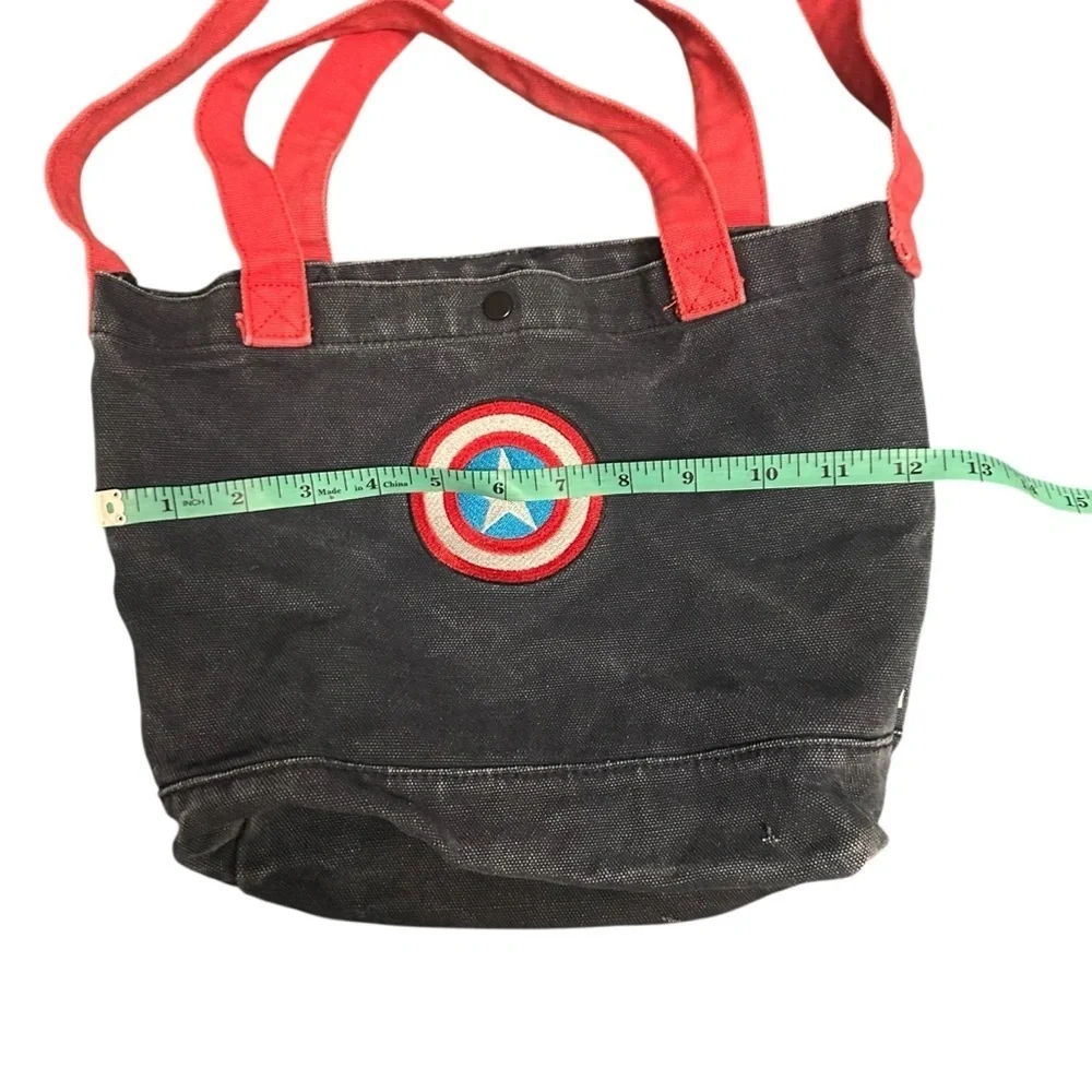 Marvel Black and Red Tote with Star Logo
